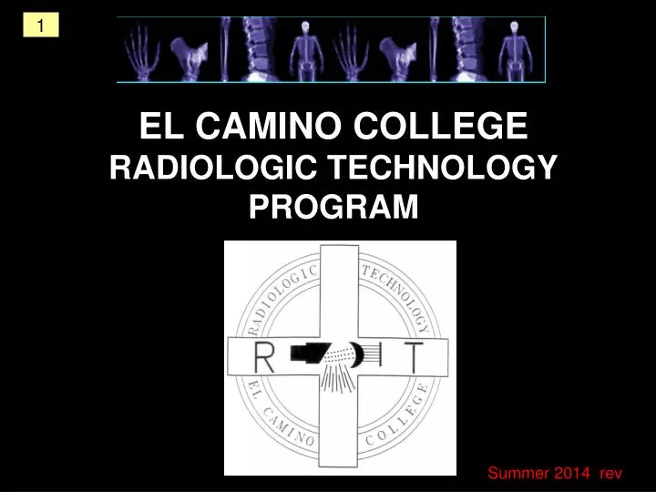 el camino college radiologic technology program