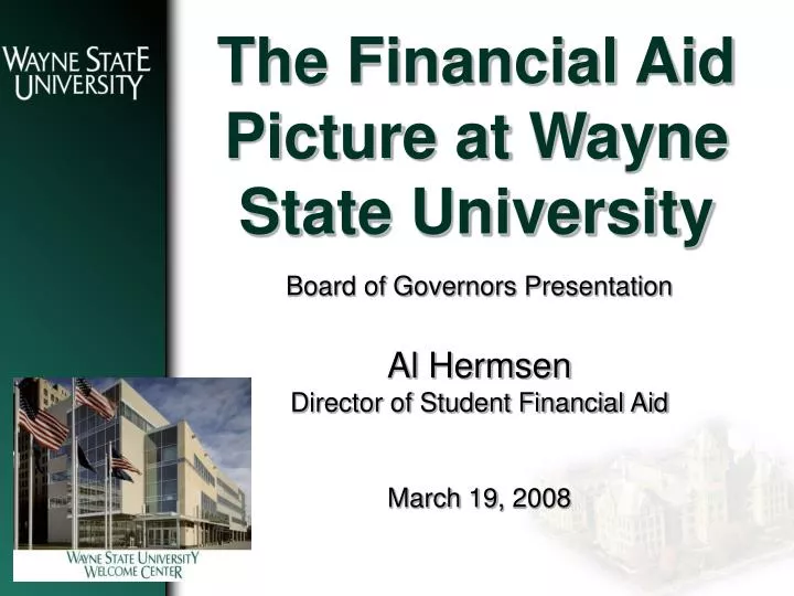 the financial aid picture at wayne state university