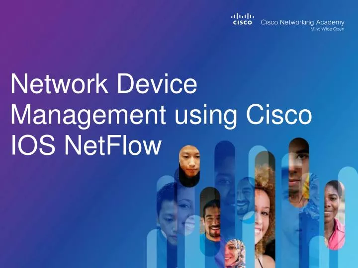 network device management using cisco ios netflow