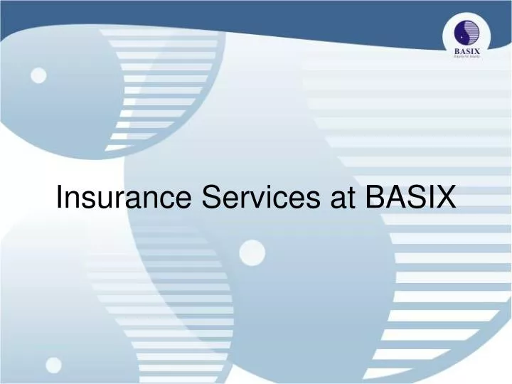 insurance services at basix