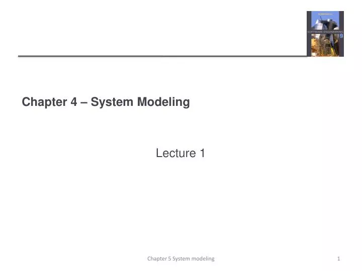 chapter 4 system modeling
