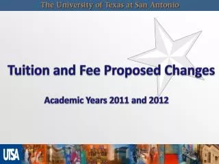Tuition and Fee Proposed Changes