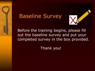 Baseline Survey