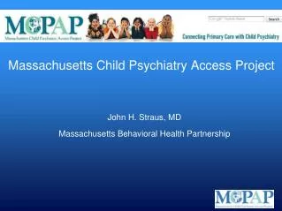 Massachusetts Child Psychiatry Access Project