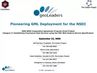 Pioneering GML Deployment for the NSDI