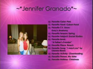 ~*Jennifer Granado*~