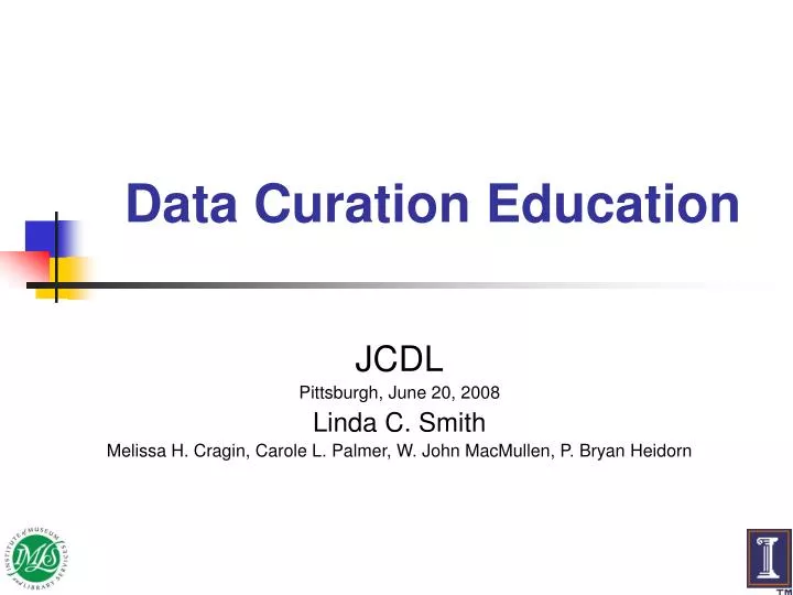 data curation education