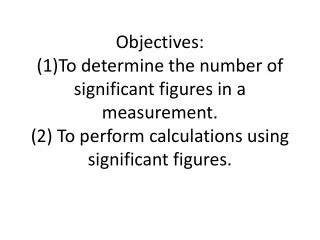 Chapter 1 Section 3: Measurements and Calculations in Chemistry