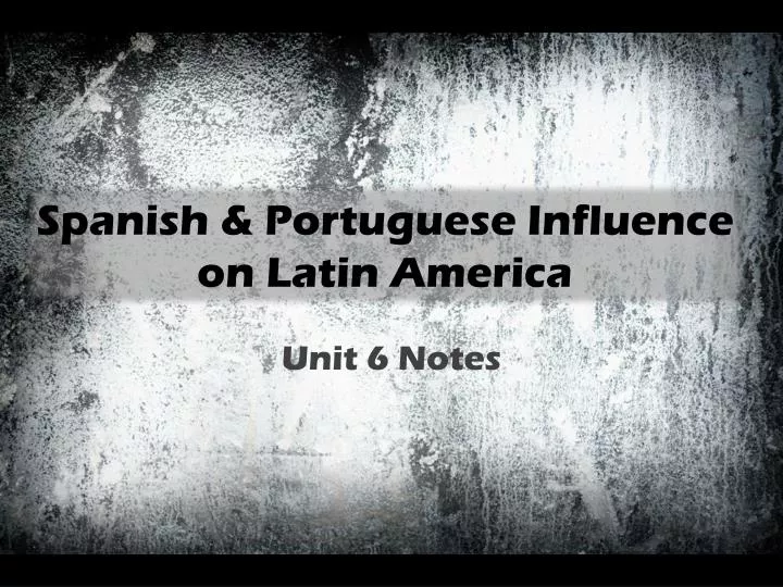 spanish portuguese influence on latin america