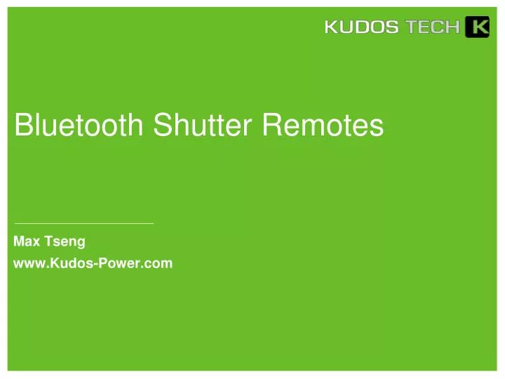 bluetooth shutter remotes