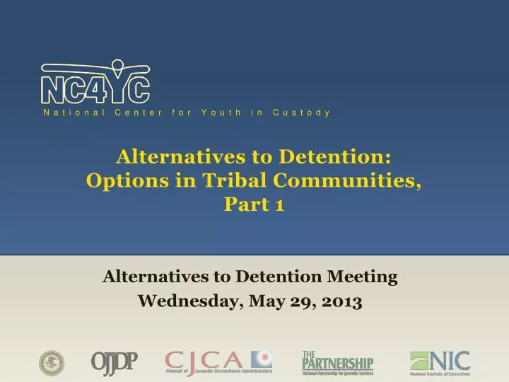 alternatives to detention options in tribal communities part 1