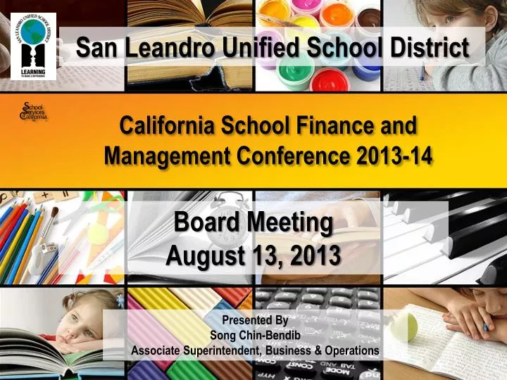 california school finance and management conference 2013 14