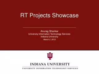 RT Projects Showcase