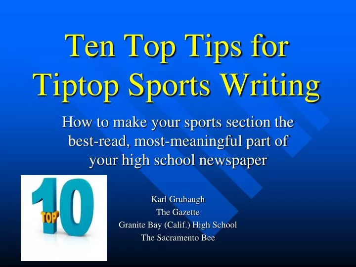 Top 10 Ways to be a Good Sport - ppt download