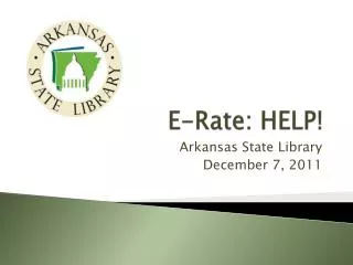 E-Rate: HELP!