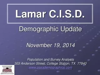Lamar C.I.S.D.