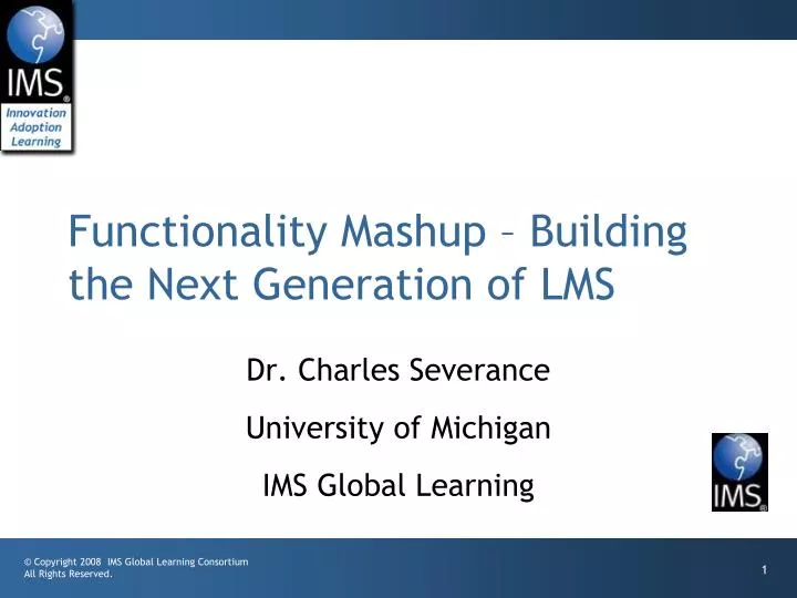 functionality mashup building the next generation of lms