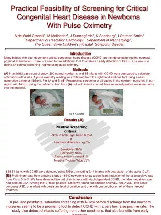 Practical Feasibility of Screening for Critical Congenital Heart Disease in Newborns