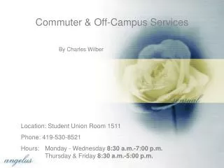 Commuter &amp; Off-Campus Services