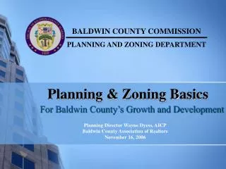 Planning &amp; Zoning Basics