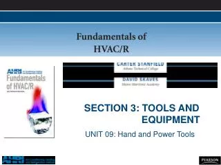 SECTION 3: TOOLS AND 		 EQUIPMENT