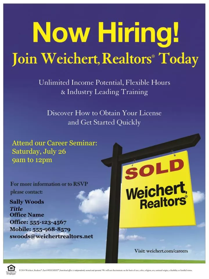 sally woods title office name office 555 123 4567 mobile 555 968 8579 swoods@weichertrealtors net