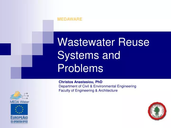 wastewater reuse systems and problems