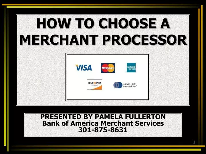how to choose a merchant processor