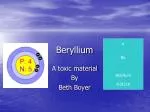 Beryllium - slide 1
