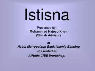 Istisna