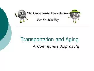 Transportation and Aging