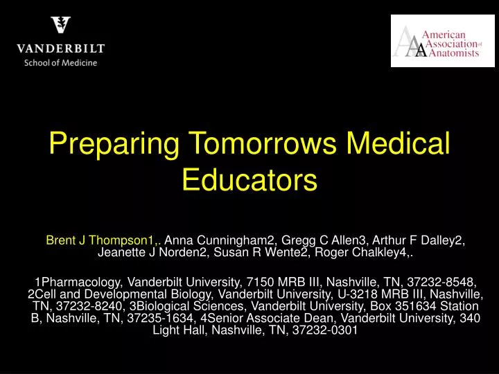 preparing tomorrows medical educators
