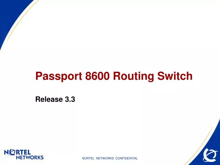 passport 8600 routing switch