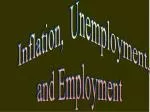 Inflation, Unemployment, and Employment - slide 1