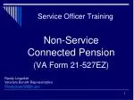 Service Officer Training