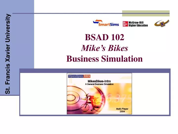 bsad 102 mike s bikes business simulation