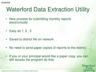 Waterford Data Extraction Utility