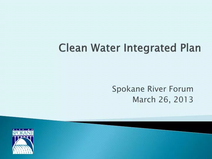 clean water integrated plan