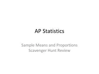 AP Statistics