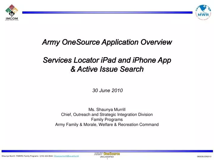 army onesource application overview services locator ipad and iphone app active issue search