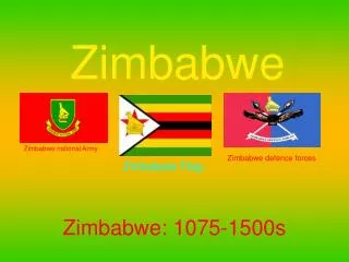 Zimbabwe: 1075-1500s