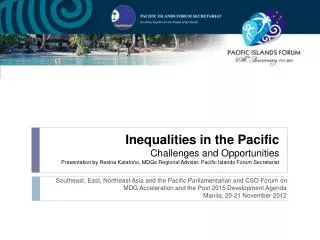 Southeast, East, Northeast Asia and the Pacific Parliamentarian and CSO Forum on