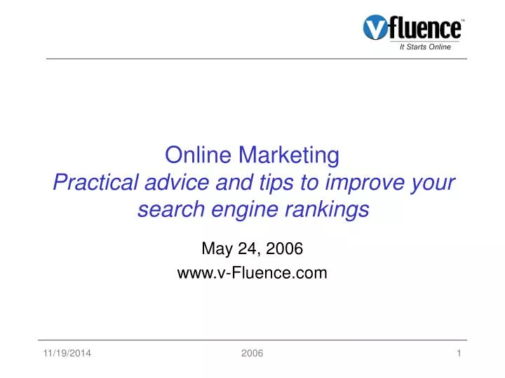 online marketing practical advice and tips to improve your search engine rankings