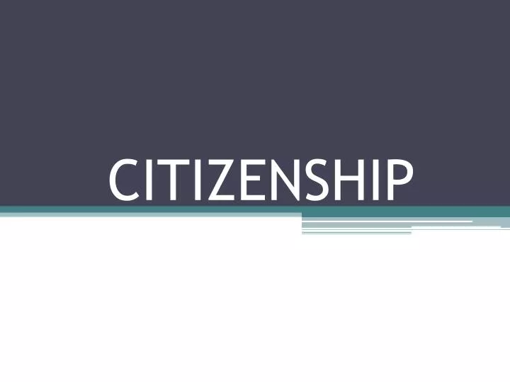 citizenship