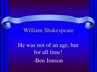 William Shakespeare