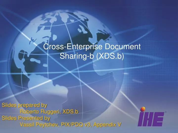 cross enterprise document sharing b xds b