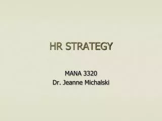 HR STRATEGY