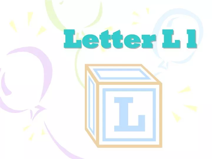letter l l