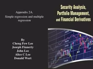 Appendix 2A. Simple regression and multiple regression