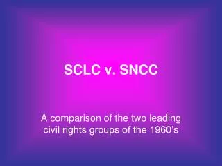 SCLC v. SNCC